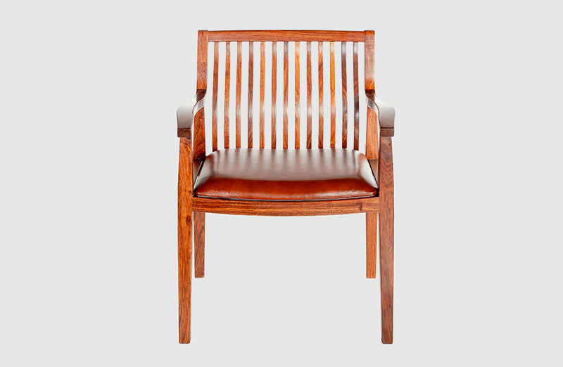 荔湾中式实木大方椅家具效果图
